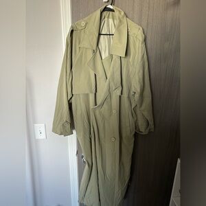 Plus size trench coat